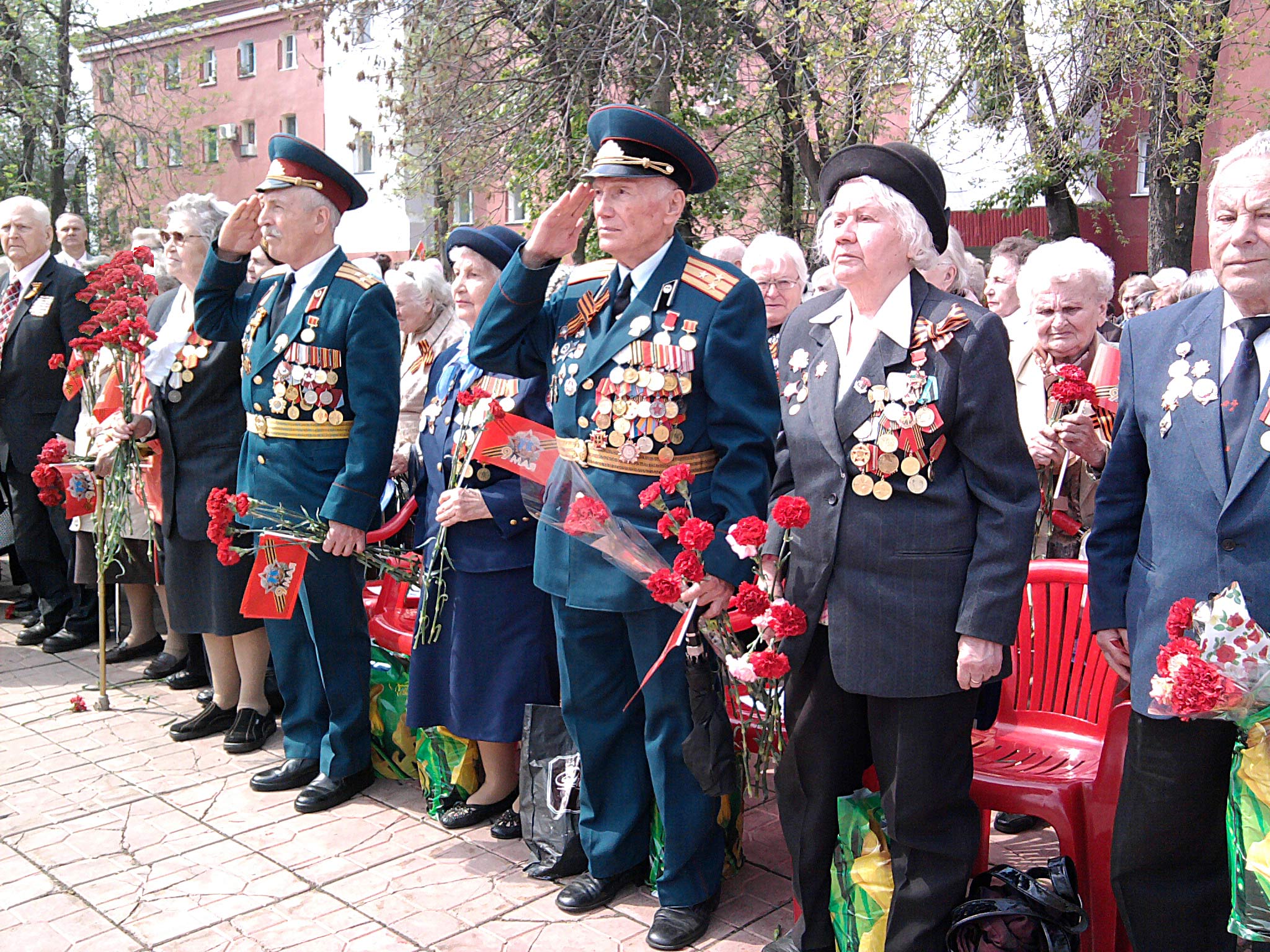 Фото ветеранов на красной площади