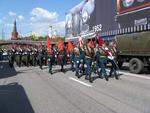 ОДОН возвращается с парада на Красной площади